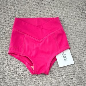 Jo & Jax Fuchsia High-Rise Shorts
